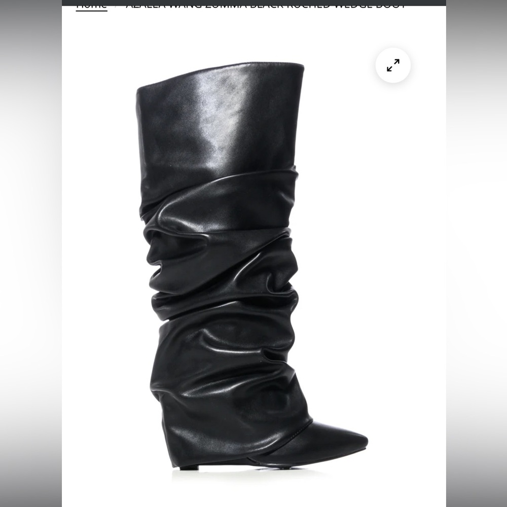 Azelea Wang Zumba Black Boots